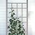 Dura-Trel Cottage 28 by 66 Inch Heavy Duty Weather Stabilized PVC Vinyl Outdoor Garden Patio Trellis with Ground Anchors, Mocha
