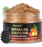 Scalp Scrub for Hair Growth, 2-in-1 Shampoo and Scalp Treatment, Gentle Scalp Exfoliator with Bat...