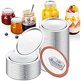 100-Pieces Regular Mouth Canning Lids
