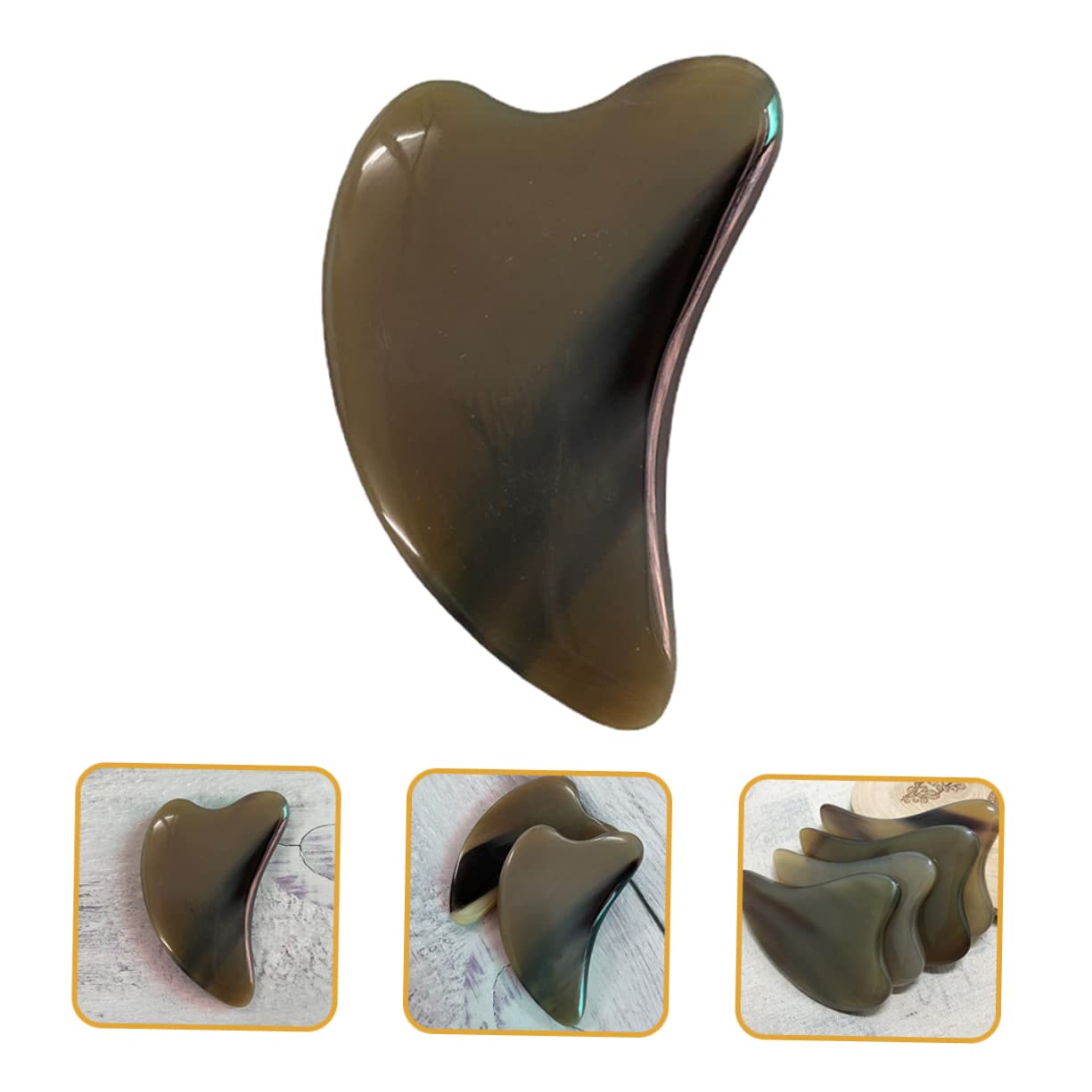 MAGICLULU 4piezas Herramienta De Masaje Guasha De De Tabla De Masaje Facial y Accesorio De Portátil Relajación y Cuidado Personal