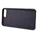 JISONCASE iPhone 7 Plus Case Genuine Leather Hard Back Case Slim Fit Protective Cover Snap on Case for iPhone 7 Plus [Midnight Blue]-JS-I7L-03A40