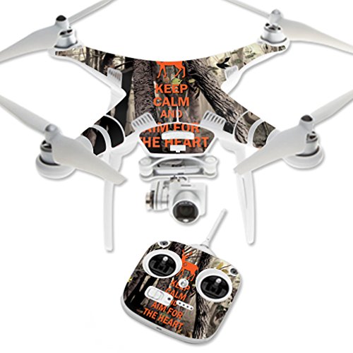 MightySkins Skin Compatible with DJI Phantom 3 Standard Quadcopter Drone wrap Cover Sticker Skins Deer Hunter