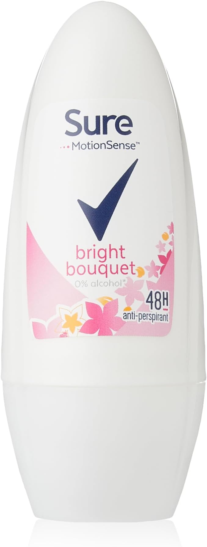 Sure Bright Bouquet Antiperspirant Roll On deodorant for women for 48-hour sweat and odour protection 6x 50 ml