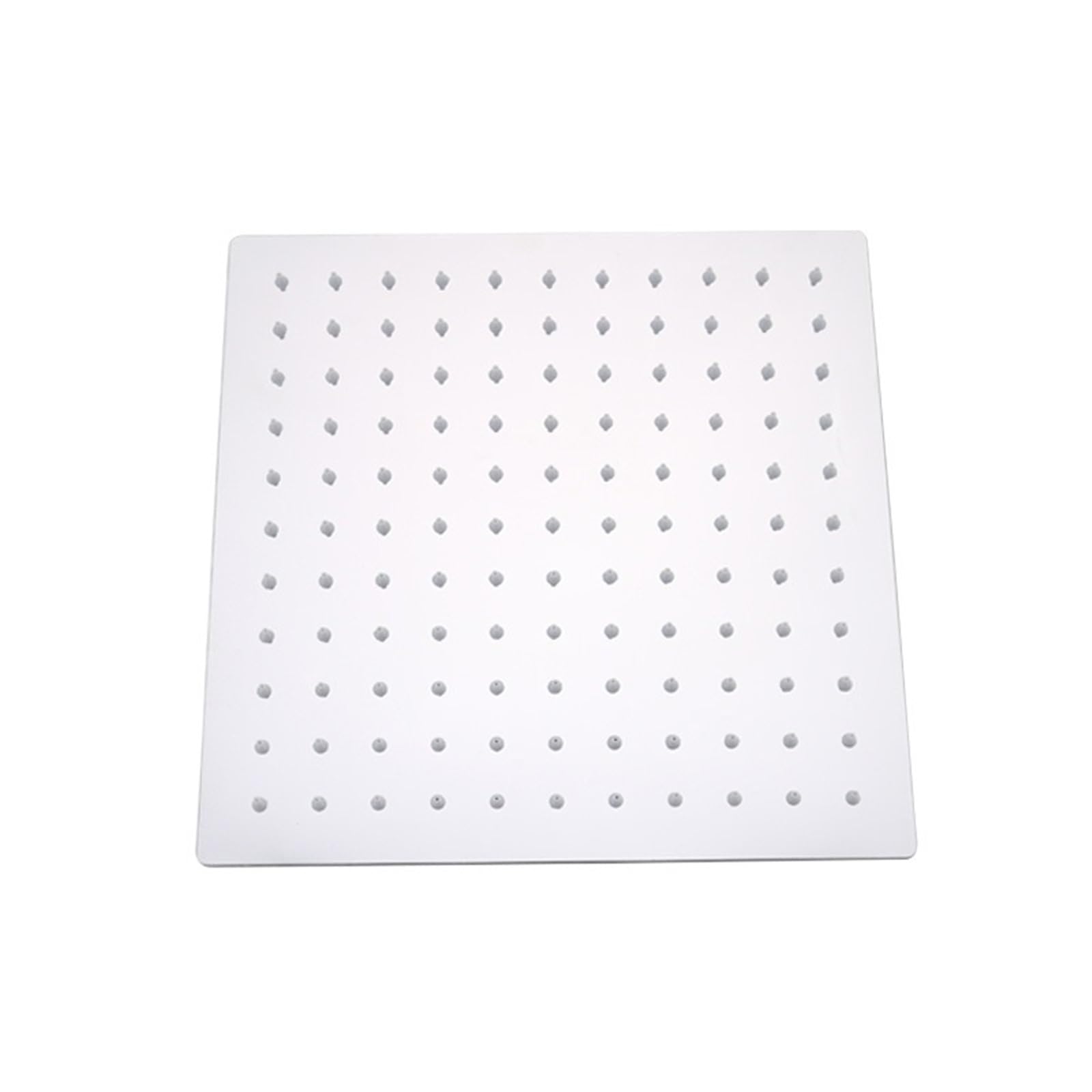 Pommeau de douche effet pluie carré acier inoxydable grande pomme pressurisée salle de bain