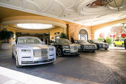 Image of SPITEN Exclusive Alloy Metal Pull Back Die-Cast Car 1:32 Rolls Royce Phantom Diecast Metal Pullback Toy Car with Openable Doors & Light, Music Boys Gifts Toys for Kids, Multicolor(Multicolour)