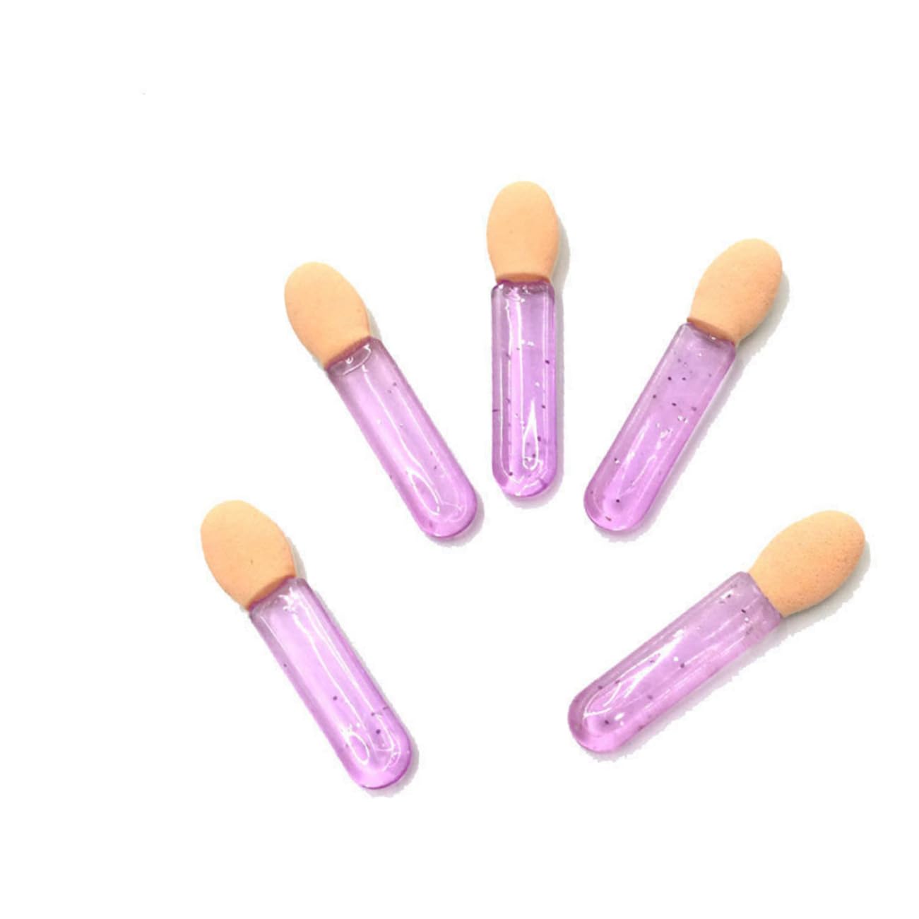 TOVINANNA 100pcs Makeup Brush Set Portable Eyeshadow Brushes for Women Eye Shadow Applicator Smooth Latex Cotton for Travel Daily Use