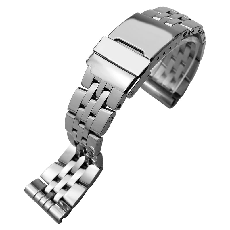 Bracelet de montre 22mm acier inoxydable pour remplacer votre bracelet usé argent