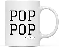Vista 34 de Andaz Press Taza de café personalizada con anuncio de embarazo para bebé, 11 onzas, regalo de tía Est. 2025, 1 paquete, año personalizado, ideas