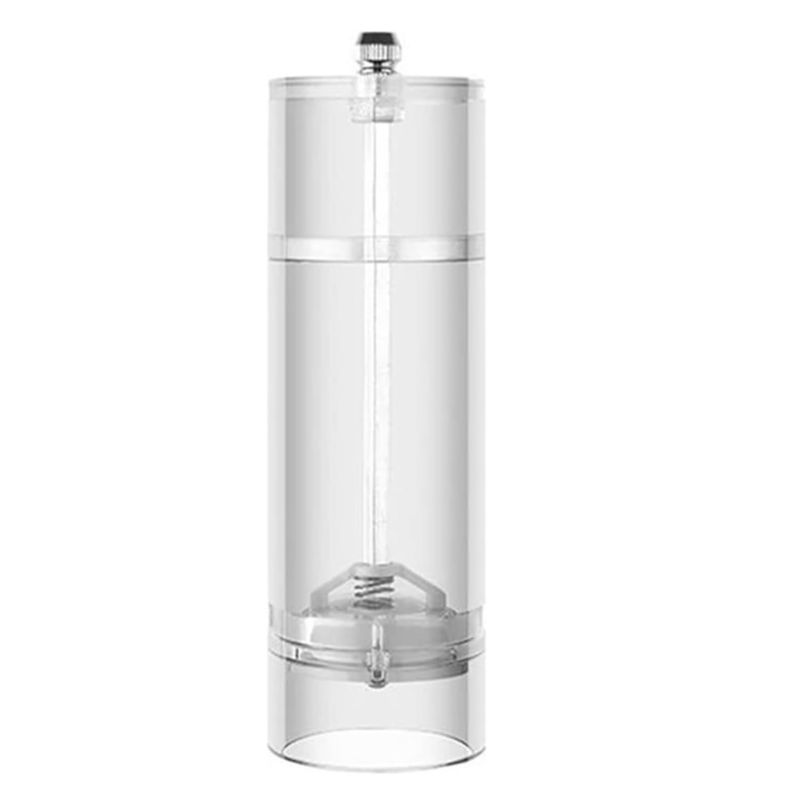 Molinillo Pimienta Hogar Minimalista De Acrílico Ajustable Transparente Y Visible Del Molino De Las Especias Del Diseño Molinillo Sal(6in)