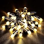 30x Battery Operated LED Party Lights Seasonal Lighting for Balloons Paper Lanterns, Waterproof - Warm White - Image 2