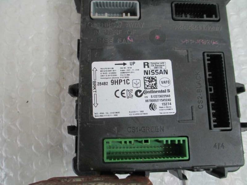 2015 15 fits Nissan Altima BCM Body Control Left Hand Dash 284B29fits HP1C 284B2 9fits HP1C