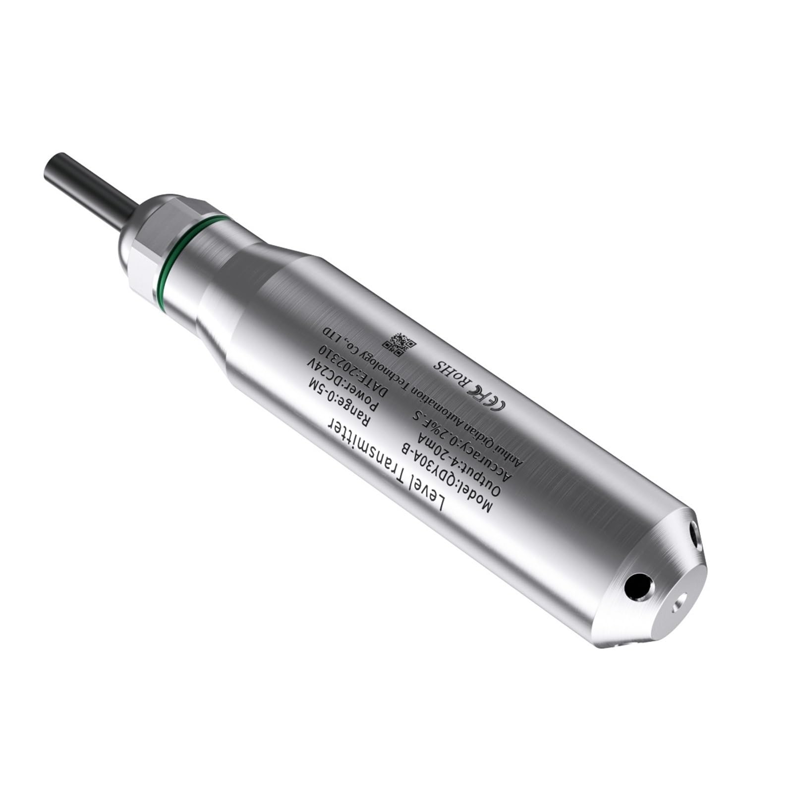 Sonda de sensor nivel líquido agua hidrostática 0-10 m Salida V 1-5 Transductor Transmisor sumergible 1 pieza(Output 1-5V,2M Rnage 4M Cable)