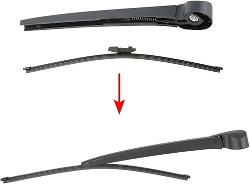 Miniatura 3 de X AUTOHAUX Juego de limpiaparabrisas trasero y brazo para VW Tiguan 2018-79.646 - 14.961 in 15 pulgadas