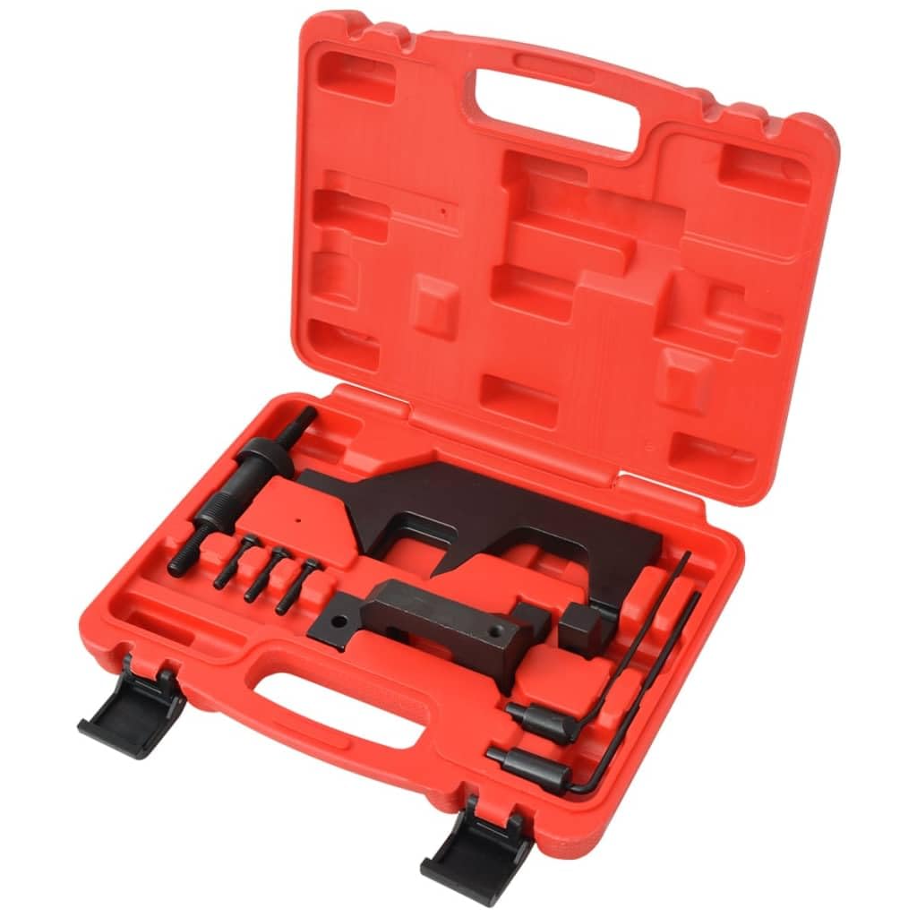 Set di 8 strumenti di regolazione del motore in acciaio per BMW Mini N13 N18 con valigetta, adatto per modelli F20 F30, regolazione precisa del tempo di controllo durante la riparazione e la