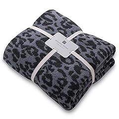 Leopard Charcoal Blue