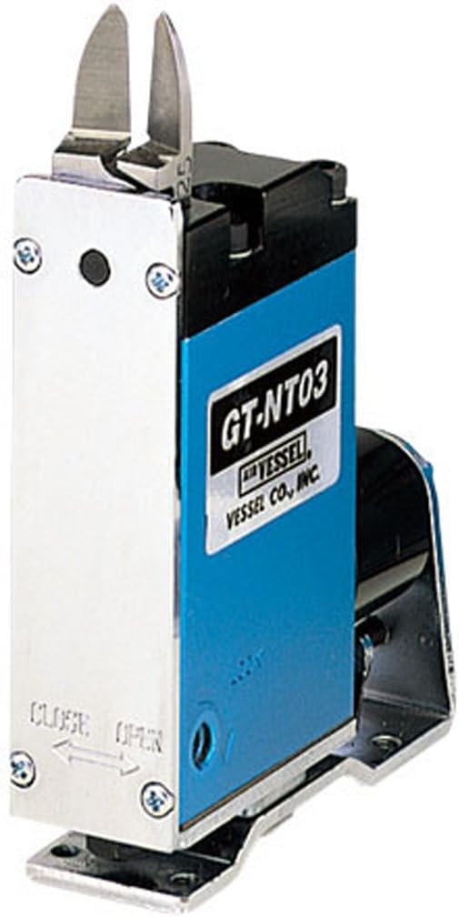 Vessel NT03AJY Slide Air Nipper, Vertical Blade, GT-NT03 Type, Straight Drafting Blade for Resin