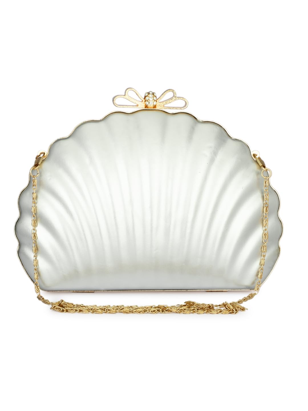 TOOBA Girls Shell Clutch (Silver) (B08K3HLY4W) Amazon Price History, Amazon Price Tracker