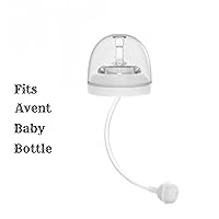 Vista 4 de Tapa para biberón, tapa de popote para biberones, biberones con popote compatible con biberón Philips Avent, material de silicona de grado