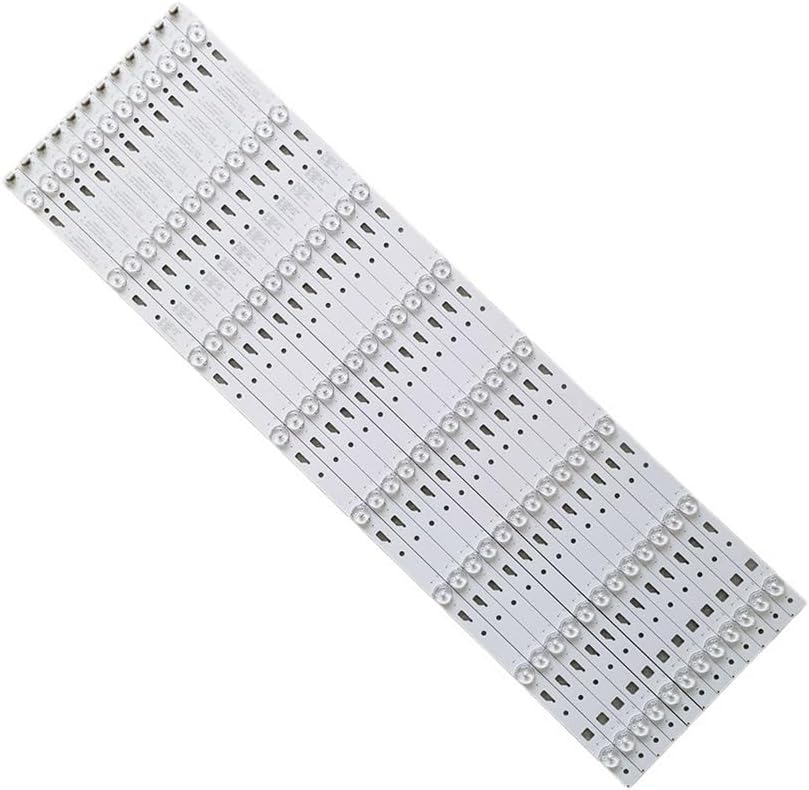 Compatible with 12-Piece Backlight Strip 65UA6606 L65E5800A LVU650CMDX 4C-LB650T-YH3 4C-LB650T-VH3 ODM_650d30_3030C_12X8 V4 V2