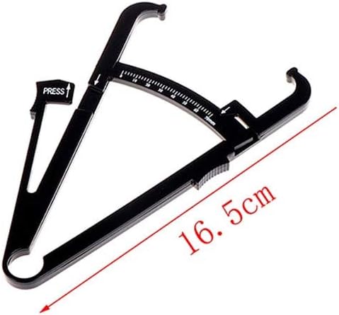 ASDFGHJK 70mm Body Fat Monitor Skinfold Caliper Fat Tester Measurement Tape Measurement Weight Lose Slimming Measure Tool : Health & Household
