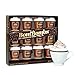 Set regalo di mini cioccolata calda BomBombs in confezione marrone esclusiva, i gusti dessert includono Rocky Road, Cookie Butter, Pumpkin Pie e altro, set da 12