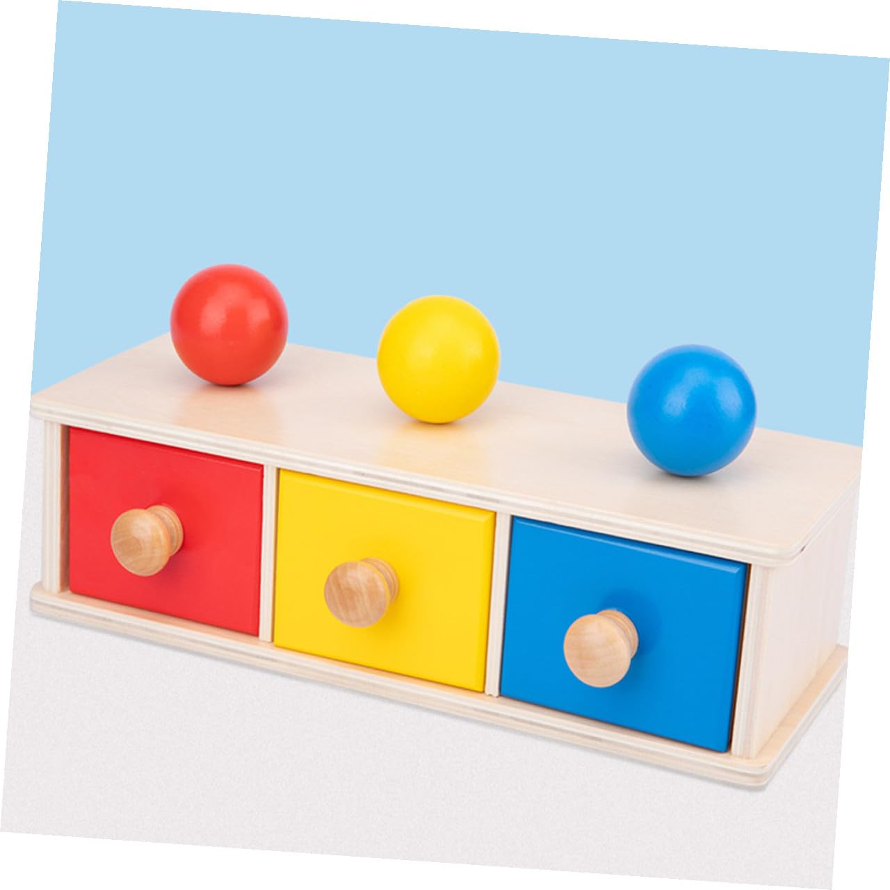 1pezzi Sfere Rotonde Tre Colori Giocattolo Educativo per Ragazzo Ragazza Ragazza Ausilio Didattico Genitore-Figlio Materiale Premium Resistente Pratico