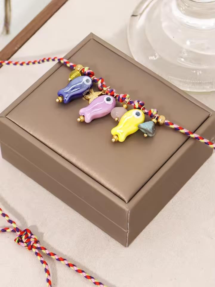 Starfish Fish Necklace Boho Beachy Hawaiian Colorful Summer Beach Coastal Choker Necklace for Women Men - Image 6