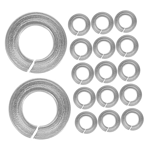 FUNOMOCYA Washers Alternative 100pcs Stainless Steel Spring Washers Multi-use Fasteners Loosening Feature