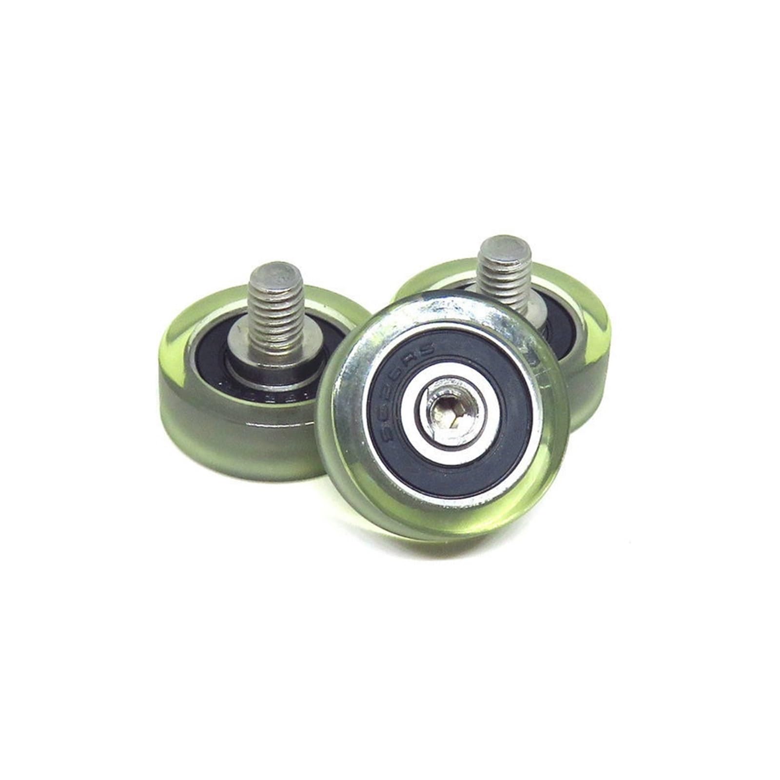 Rouleaux à boulons en PU 24 mm roulement 626RS vis M6 galet polyuréthane