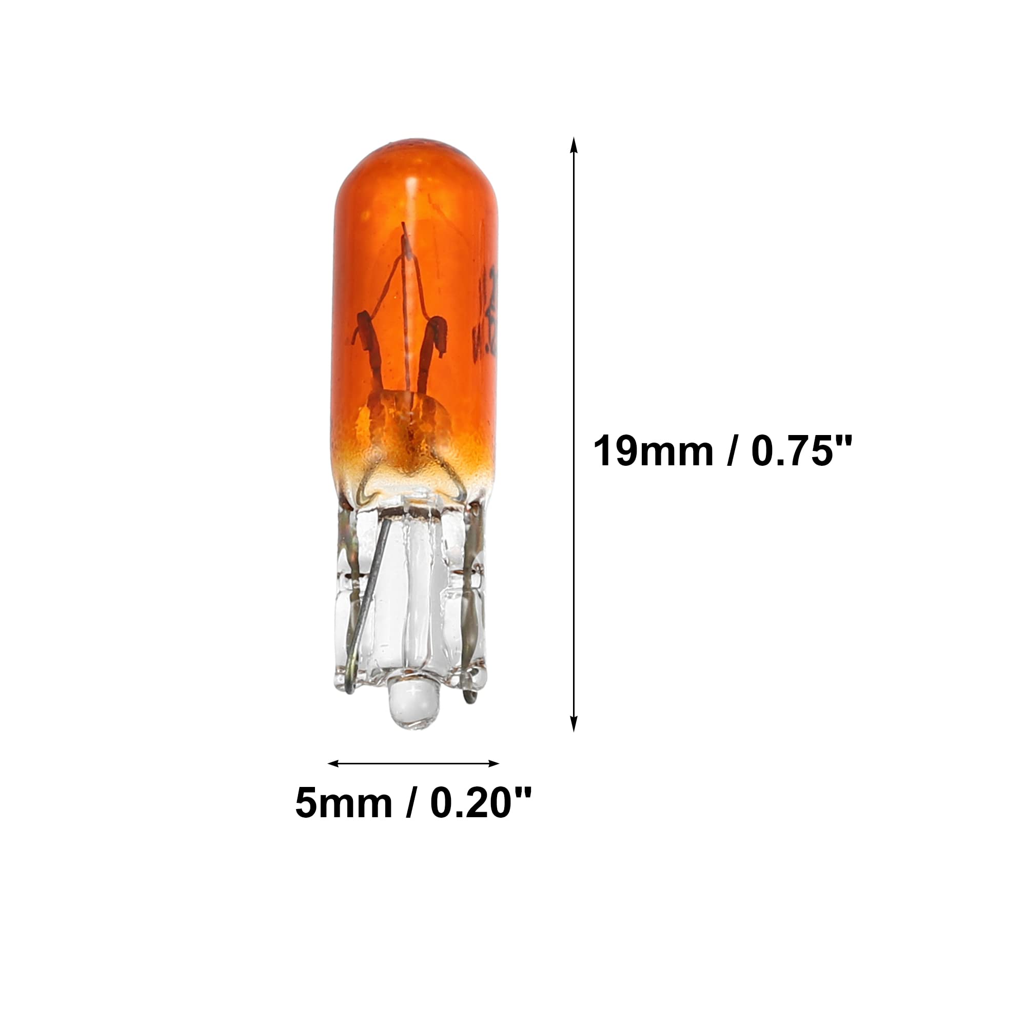 Lot De 10 Ampoules LED T5 1,2W 12V Pour Tableau De Bord Auto - Blanc Pur, Remplacement Direct, économie D'énergie