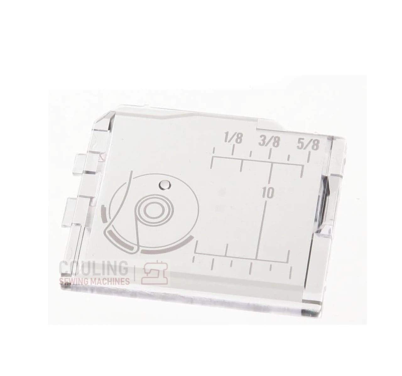 Janome Clear Slide Plate Bobbin Cover 3050, 4900, 4100 Etc Part No 750036001 Also Elna