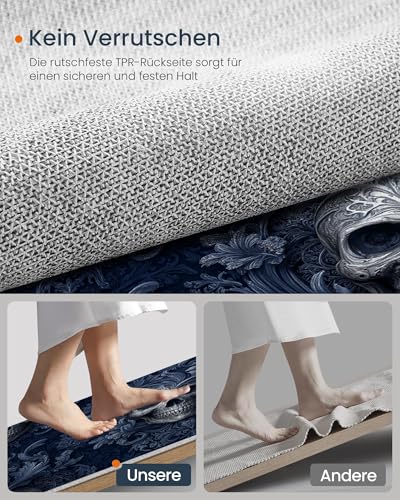 Alfombra atrapapolvo lavable de calavera para evitar resbalones 6