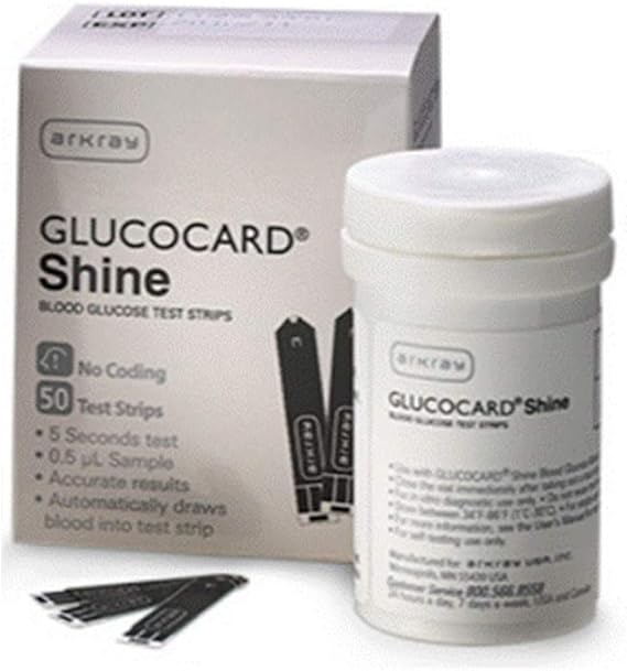Arkray Glucocard Shine 50 Test Strips Health & Household