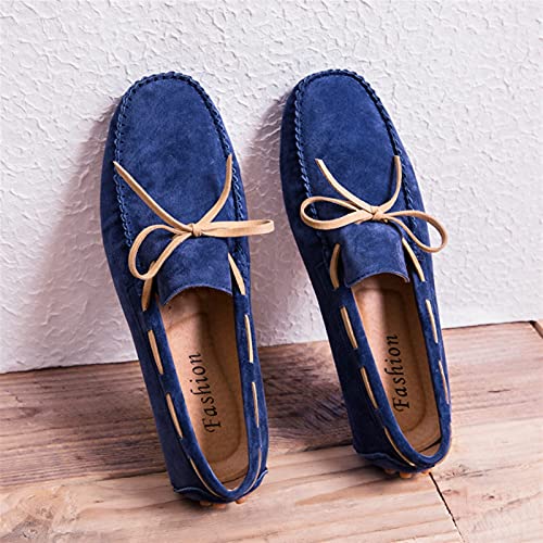 Mens Loafers Round Toe PU Leather Moccasins Boat Shoes Slip Resistant Lightweight Anti-Slip Fashion Classic Slip-ons3