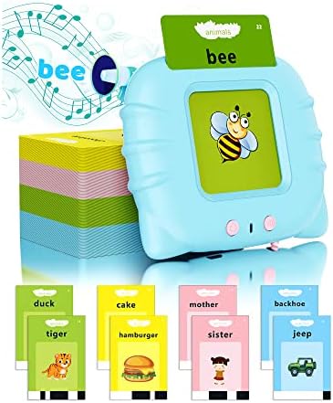 KOKODI Toddler Toys for Boys 2 3 4 5 Year Old Gifts, Speech Therapy Toys, Talking Flash Card 224 Sight Words, Montessori Learning Educational Travel Sensory Toys for Autistic Children Toddler Age 2-5