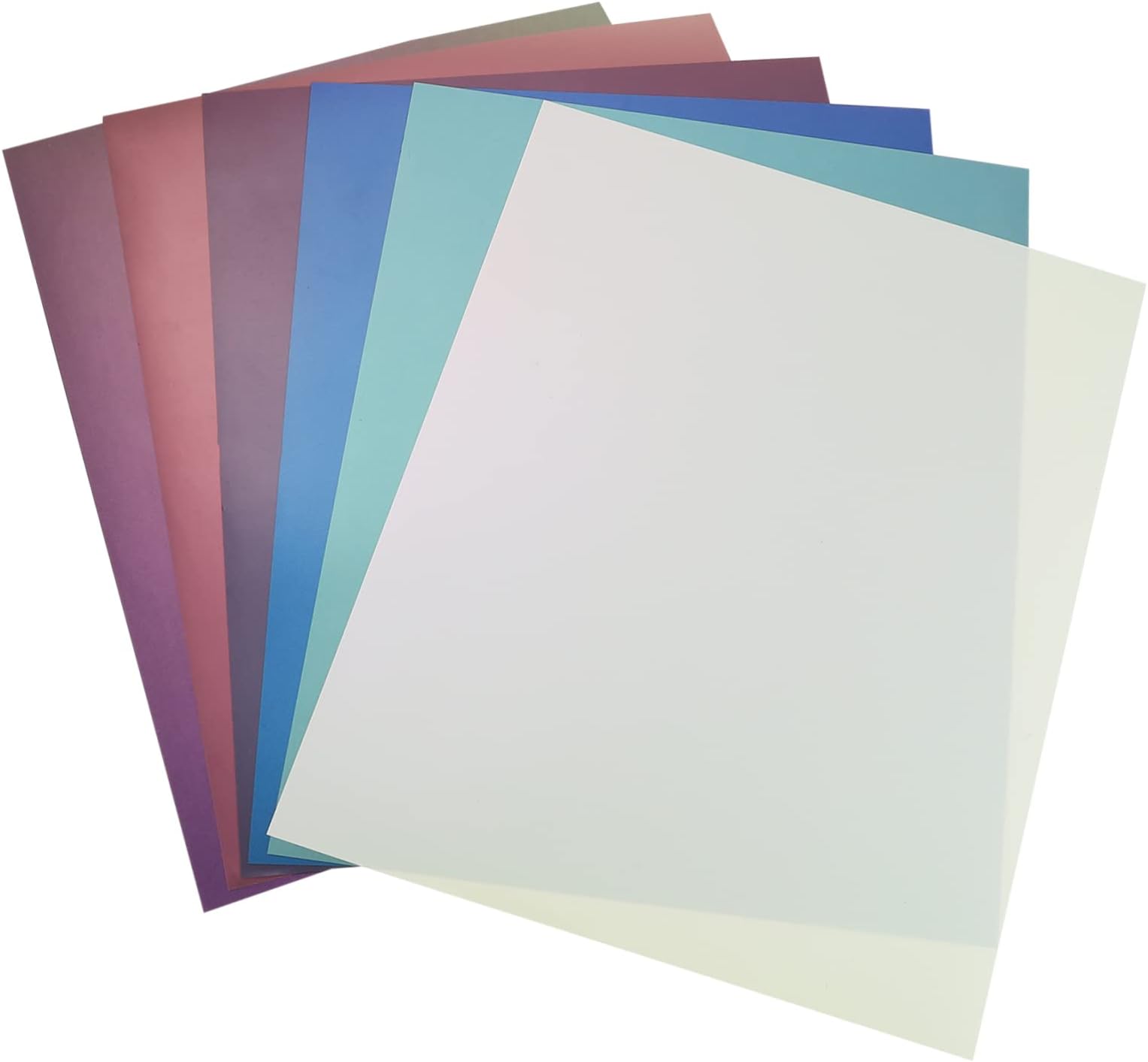 Angoily 6 Sheets Heat Transfer Film for DIY Clothing Practical Lettering Membranes for Versatile Use for Various Styles Easy Application for Home Crafting