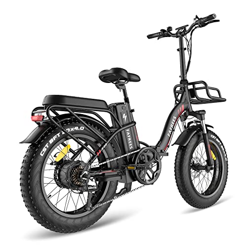 Fafrees Official Store F20 Max Fat Tyres Electric Bike 20 * 4.0 Ebike Men's Women's Electric City Bicycle with 48V 22.5Ah Removable Battery, Folding Electric Bicycle Commutefor Adults - Image 9
