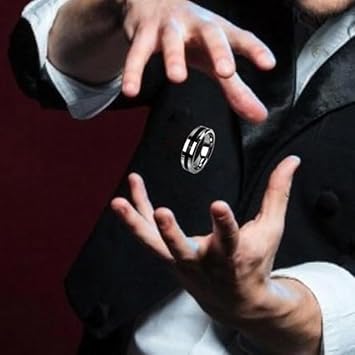 Magic Floating Ring Street Magic Tricks Play Ball Pen Floating Effect of Invisible Suit Powerful Props Magic Flying Trick Beginner Magician Bar Props