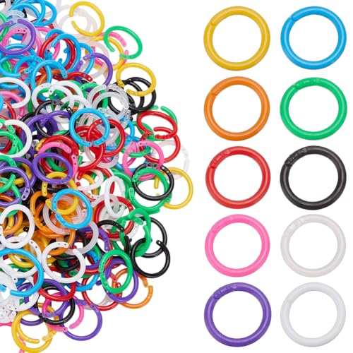 GOMAKERER 400�� 10�F �o�C���_�[�����O�A2cm ���[�Y���[�t�����O �J���t�� �I�t�B�X�u�b�N�����O �L�[�`�F�[�� �L�[�m�[�g�����O �w�Z �I�t�B�X �J�����_�[�摜�p