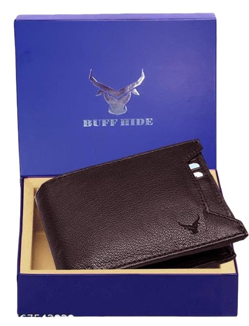 WOLFWAREProtected 100% Leather Gift Hamper for Men | Leather Wallet for Men's | Wallets Branded | Wallets for Men (Lee-on Black),Leather Wallet Combo for Men-picture-36