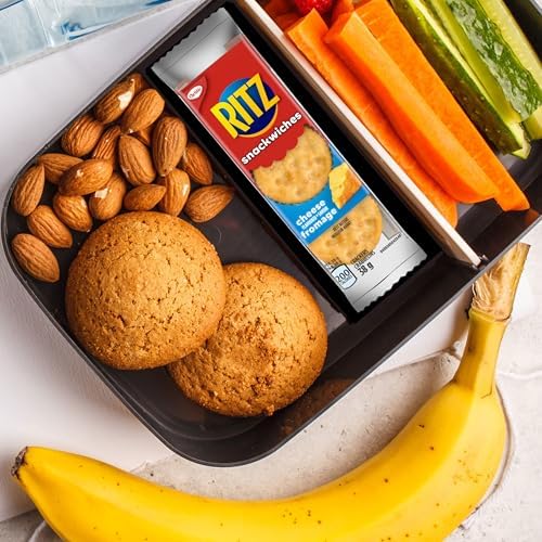 Ritz Snackwich Crackers, Cheese Flavour, 8 Individually Wrapped Packs, Snack cracker, Baked Portion Pack, 304 g - 3