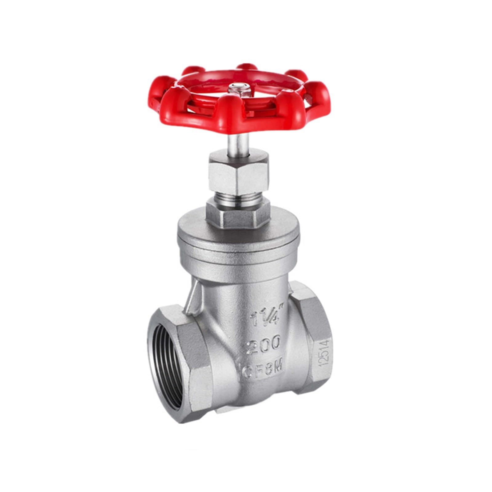 Adaptador de riego DN15 con válvula de compuerta de acero inoxidable para huerto y jardín