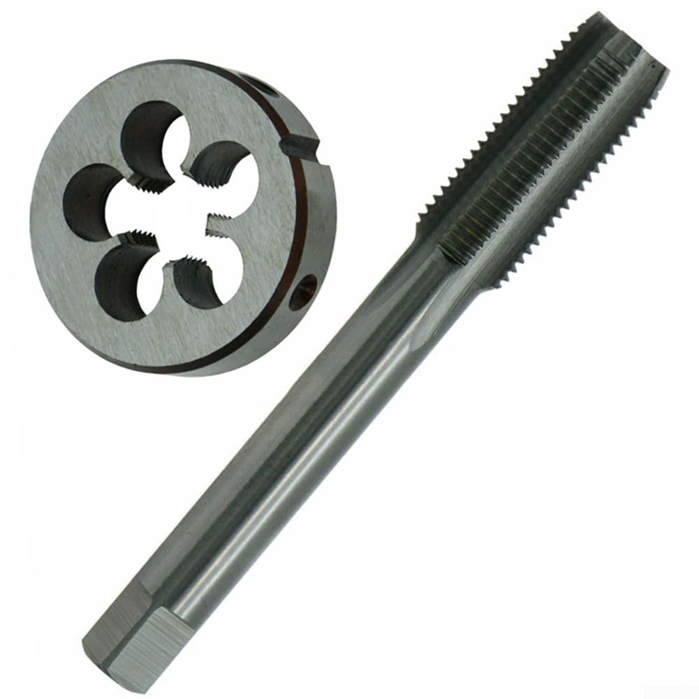 Zestaw gwintowników i narzynek, gwintowniki i narzynki do gwintów okrągłych, gwint metryczny prawy 12 mm x 1,25 HSS M12 x skok 1,25 mm