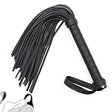 Limmion Peitsche Flogger SM Leder Peitschen Erotische Peitsche Sexspielzeug Lederpeitsche BDSM Bondage Peitsche für Paare Flirt Erwachsene Spiel Rollenspiel Spanking Paddel Sex Toys