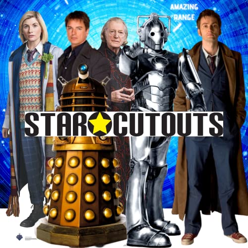 Star Cutouts SMP427 Doctor Who Thirteen Doctors Mask Pack - 13-Piece Cardboard Mask Set for Parties Collectors & Fan Events - Image 4