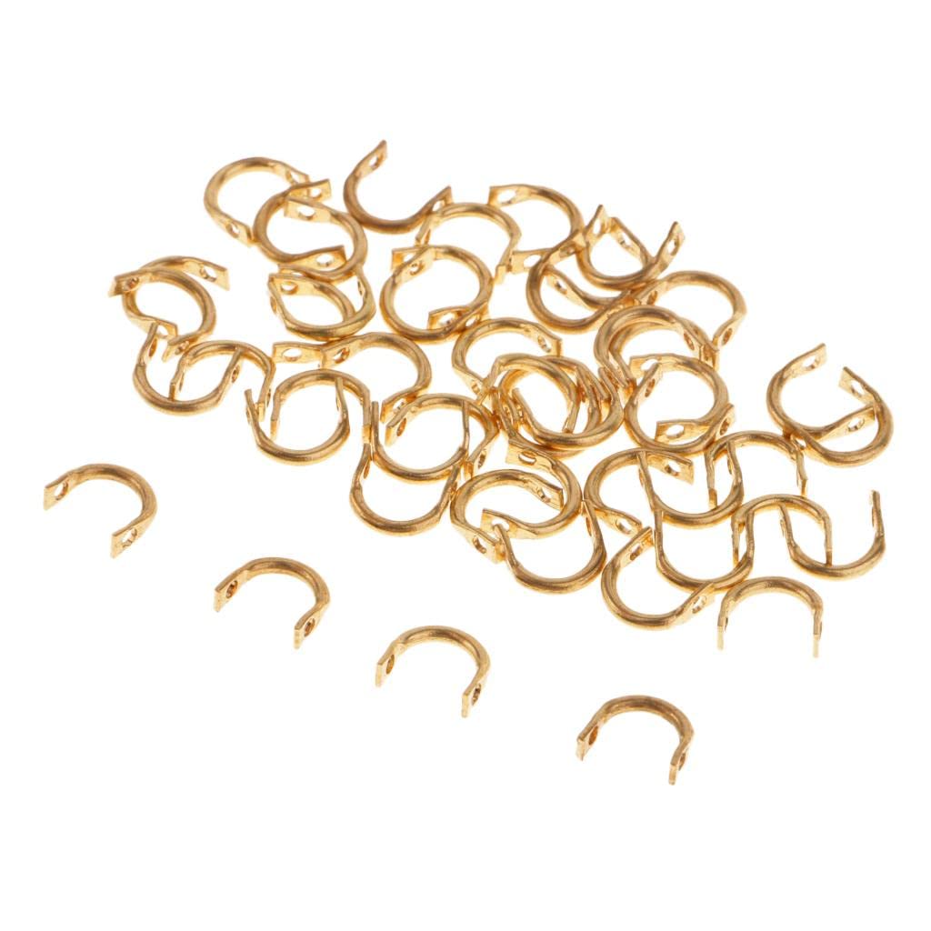 THE STYLE SUTRA®50pcs Easy-Spin Clevises Spinner Easy Spin DIY Fishing Lures Accessories M-image-24