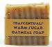 Oatmeal Soap Naturally Moisturizing and Soothing to Skin Safe on Face or Body Helps with Eczema and Dry Skin For Women Men and Teens Chemical Free (Warm Sugar Oatmeal)