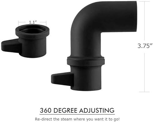 Miniatura 6 de HEEPDD Desviador de vapor para olla, Foodi, Mealthy, olla a presión de potencia XL mejorada, seguridad y saneamiento, (negro)