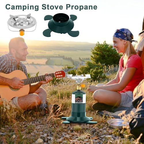 Support de réservoir de réchaud à gaz avec basse réglable stable