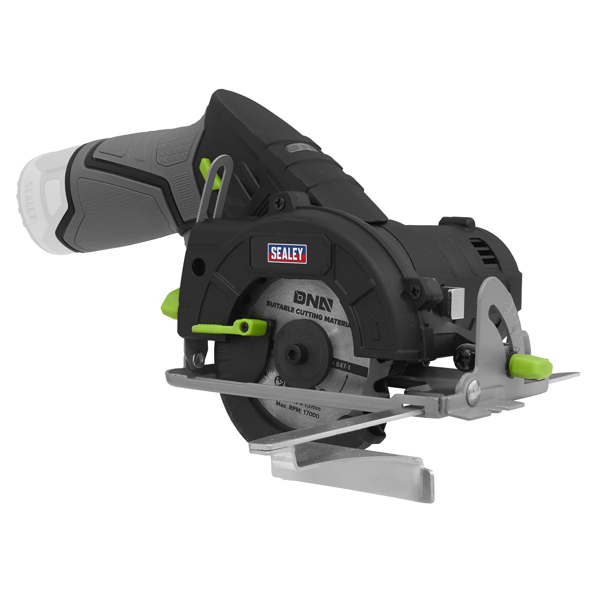 Sealey 10.8V SV10.8 Series diameter 85mm Cordless Circular Saw - Body Only CP108VCSBO, Silver